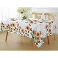 thumbnail image 2 of SASTYBALE Sunflower Table Cloth, Waterproof Summer Tablecloth, Stain Resistant Green Border Decorative Polyester Fabric Table Cover for Fall Dining, Party, Indoor, Outdoor (Rectangle,60" x 84"), 2 of 7