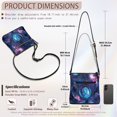 thumbnail image 7 of ZUXONGSY Hummingbird Cherry Blossom Print Shoulder Bag for Women Fashion Crossbody Travel Purse Waterproof Satchel with Adjustable Wide Strap for Dating Workout, 7 of 7