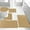 13#Khaki[5PCS], variant on CCWADH Bathroom Rugs Sets 3 Piece, Ultra Soft Polyester Bath Rugs, Non-Slip Backing Bathroom Mat Set, Washable Quick Dry U-Shaped Toilet Mat for Tub, Shower - Pink[31.5"x20" 16"x24" 16"x20"]