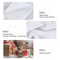 thumbnail image 5 of Christmas Snowman Gift 2 Pack 14''x18'' Hand Towels Soft Coral Fleece Quick Dry Hook and Loop for Kitchen Bathroom, 5 of 7