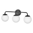 thumbnail image 5 of 85003BK Lark Julep - 3 Light Bath Vanity In Modern Style-10 Inches Tall and 24 Inches Wide-Black Finish, 5 of 9