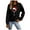 Black, variant on Kaemgyyd Womens Casual Winter Warm Sweatshirt Casual Loose Sherpa Lined Pullover Christmas Print Fall Fashion Clothing