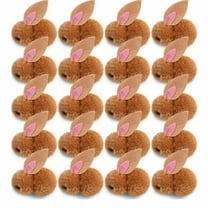dajkiuy 20 Pieces Mini Plush Rabbit Tiny Joint Rabbit 2 Inch Small Bunny Doll Soft Bunny Stuffed Animal Toys for Easter Birthday Cake Wedding Decorations Party Favors (Plush Style)