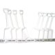 thumbnail image 1 of Palas de plástico de juguete pequeñas blancas, paquete de 30, 7 pulgadas de alto, 30 pegatinas I Dig You Jean's Plastics 736501127457, 1 of 1