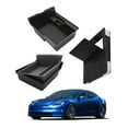 thumbnail image 4 of 3Pcs Center Console Organizer for Tesla Model 3 Accessories For 2017-2024 Hidden Drawer Armrest Storage Box Except Highland, 4 of 8