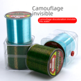 thumbnail image 2 of Línea de camuflaje invisible línea de pesca 500 m línea de nailon Línea principal sub-línea línea de hoyo negro línea de pesca de camuflaje, 2 of 5