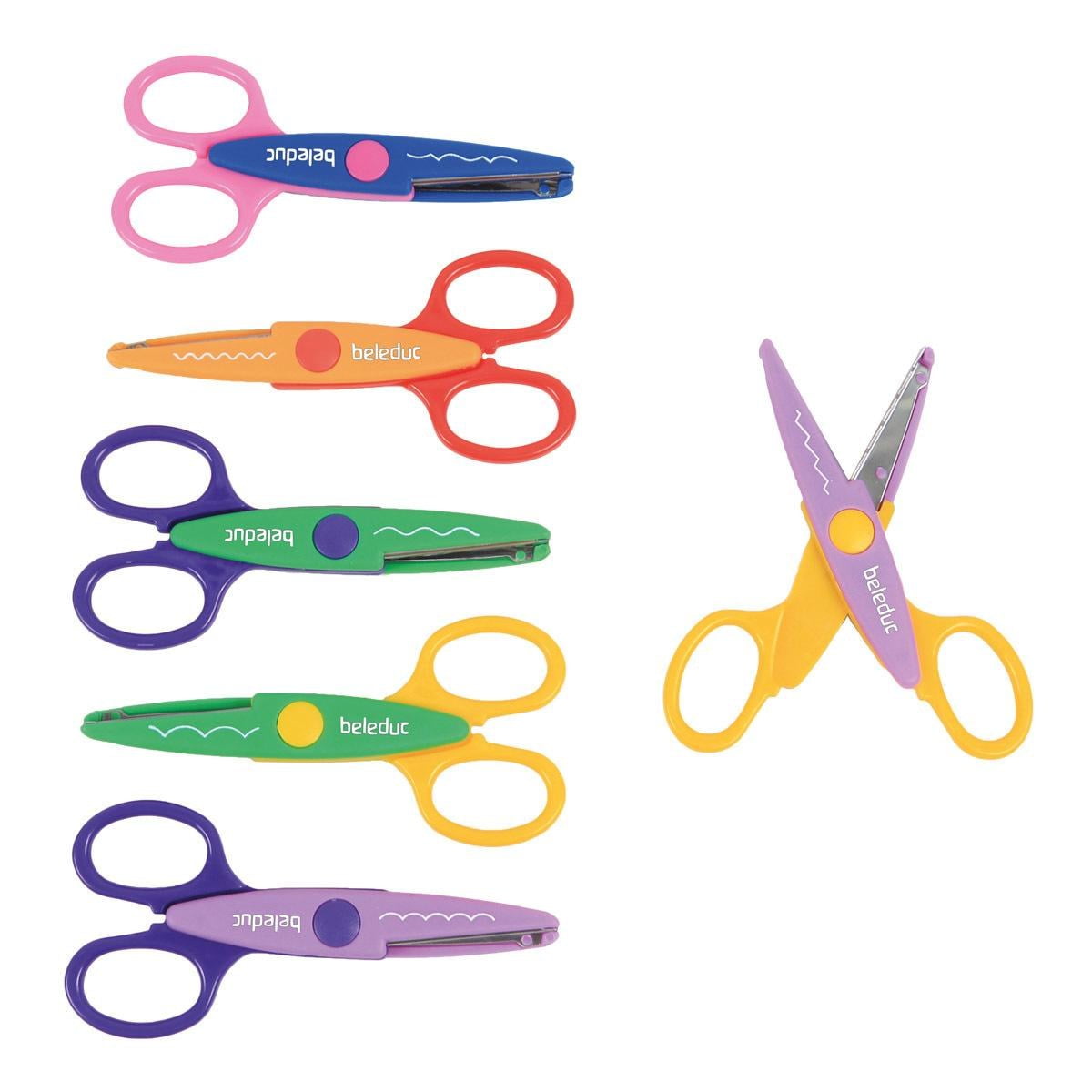 Beleduc Classroom Zig Zag Scissors - 30 Scissors