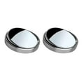 thumbnail image 5 of Pebbuoy 2Pcs Car Blind Spot Rearview Mirror Wide-Angle Lens Design 360-Degree Adjustable Frameless Convex Side Auxiliary Mirror Auto Parts, 5 of 7