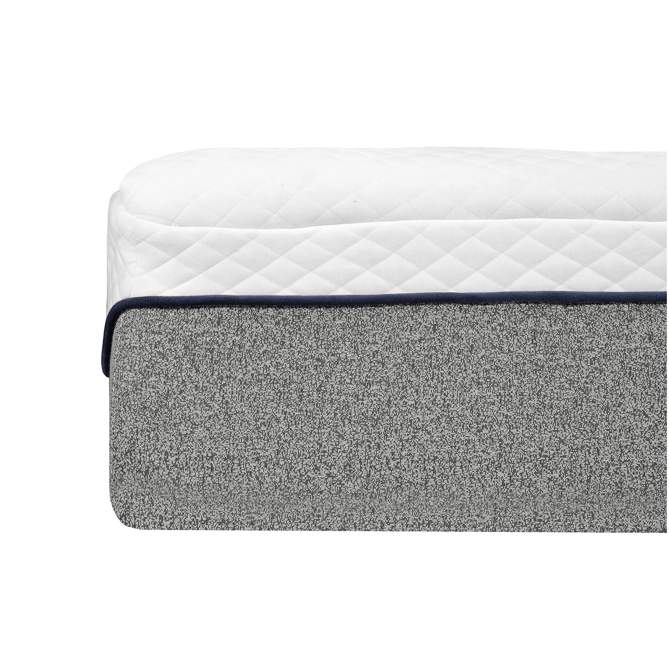 CHAMPFLAG Gel Memory Foam Mattress Full Size, Medium Firm, CertiPUR-US Certified, Motion Isolation, Bed in a Box, Grey