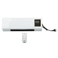 thumbnail image 1 of Calentador de aire acondicionado pequeño, ventilador caliente de aire acondicionado montado en la pared portátil para baño, dormitorio, enchufe europeo de 220V, 1 of 13