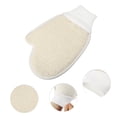 thumbnail image 3 of Unique Bargains 1 Pc Shower Gloves Exfoliating Gloves for Bath for Shower 9.84"x6.69" Beige, 3 of 6