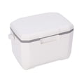 thumbnail image 1 of S SERENABLE Glacière Portative 6 L pour Camping, Réfrigérateur, PU PP, Structure Extérieure, Refroidisseur, Blanc, 1 of 9