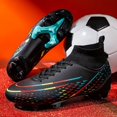 thumbnail image 3 of Zapatos de fútbol para hombres al aire libre, zapatillas de entrenamiento de tobillo, tacos deportivos ultraligeros, profesionales, suaves, 3 of 5