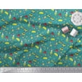 thumbnail image 3 of Soimoi Poly Georgette Fabric Heart,Vehicles & Animals Cartoon Print Fabric by The Yard 52 Inch Wide, 3 of 3