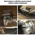 thumbnail image 5 of HSHDLDF Exhaust Clamp,Narrow Band Muffler Clamp Stainless Steel (1.75 Inch,2Pcs), 5 of 5