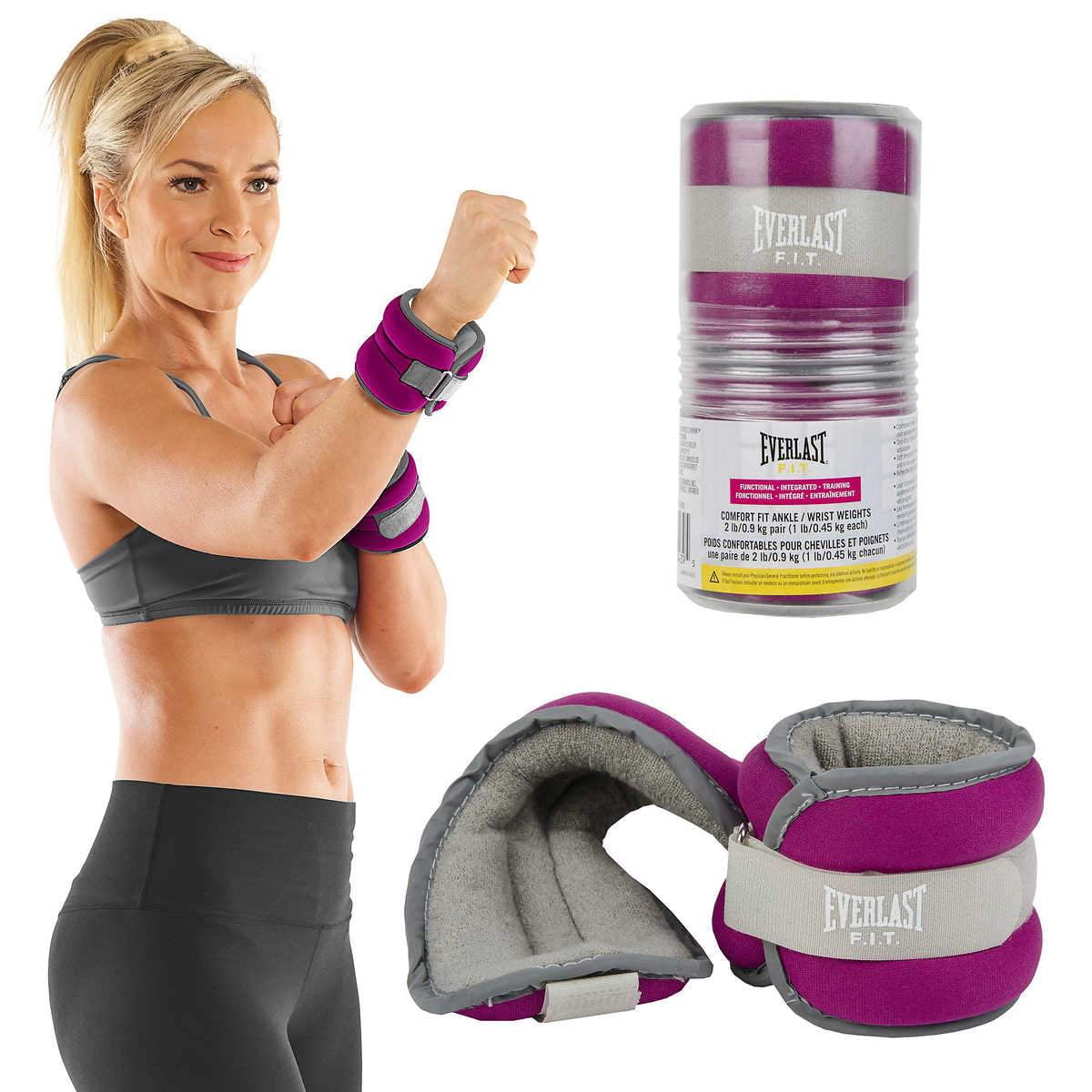 Ankle・Wristウエイト2点セット Everlast Comfort Fit Ankle and Wrist Weights, 2-pack - Walmart.ca