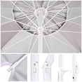 thumbnail image 4 of Yescom Parasol de Plage Arc-en-Ciel 6 Pieds avec Ancre de Sable Inclinable Protection UV Extérieur, 4 of 9