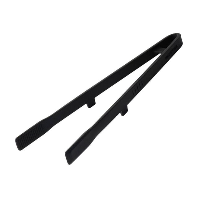 High Temperature Resistant Silicone Grilling Tongs with Stand for Barbecue Kitchen Cooking, 1-Pack