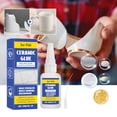 thumbnail image 2 of El pegamento para servicio de cerámica se puede utilizar para reparar cerámica,vidrio y alfarería dañados,y para reparar su cerámica significativa,30 ml, 2 of 9