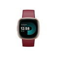 thumbnail image 2 of Fitbit Versa 4 One Size Fitness Smartwatch Bundle, Beet Juice & Copper Rose, 2 of 5