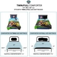 thumbnail image 5 of Paw Patrol Kids 2-Piece Twin/Full Comforter Set, Reversible, Microfiber, 5 of 11