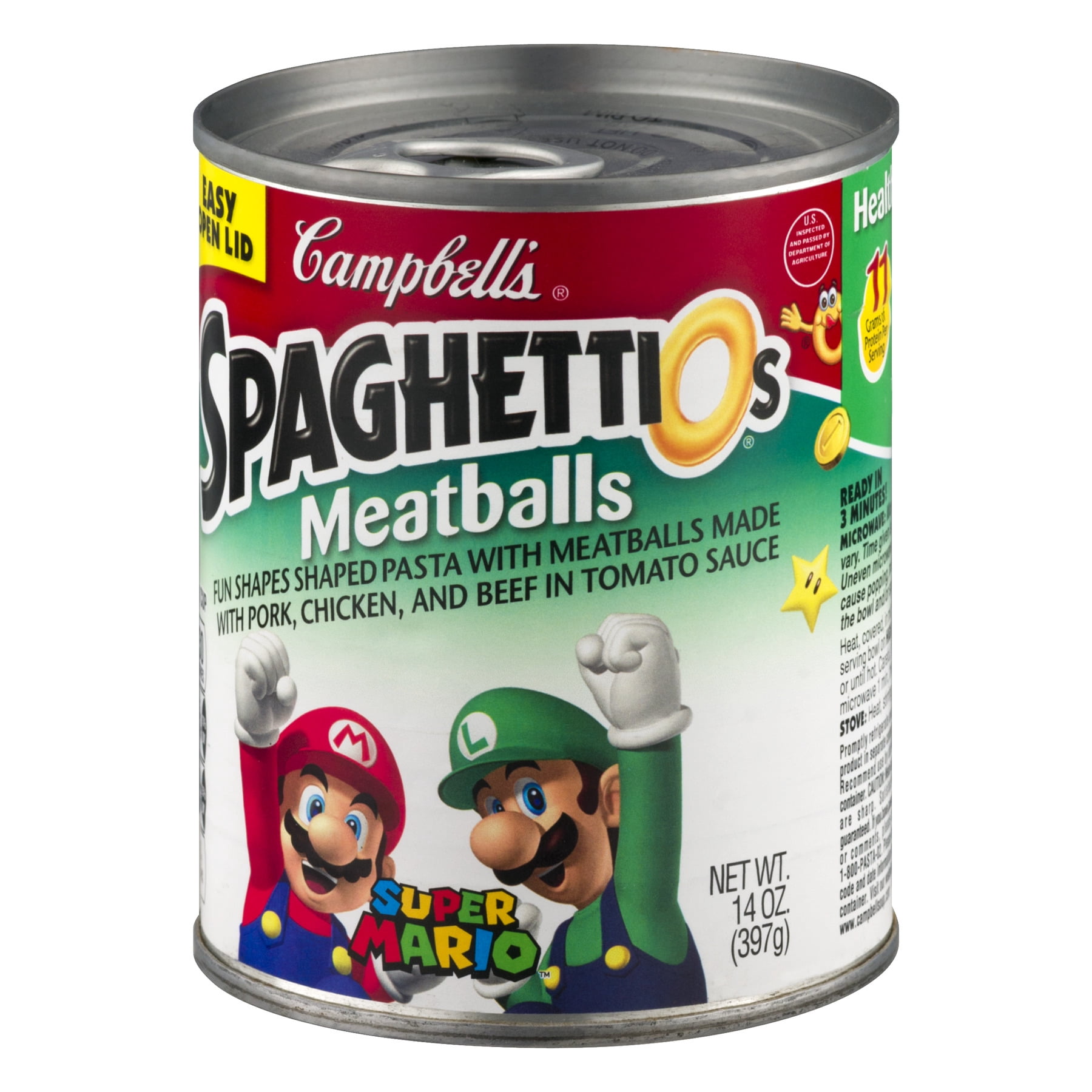 Campbell's SpaghettiO's Meatballs Super Mario