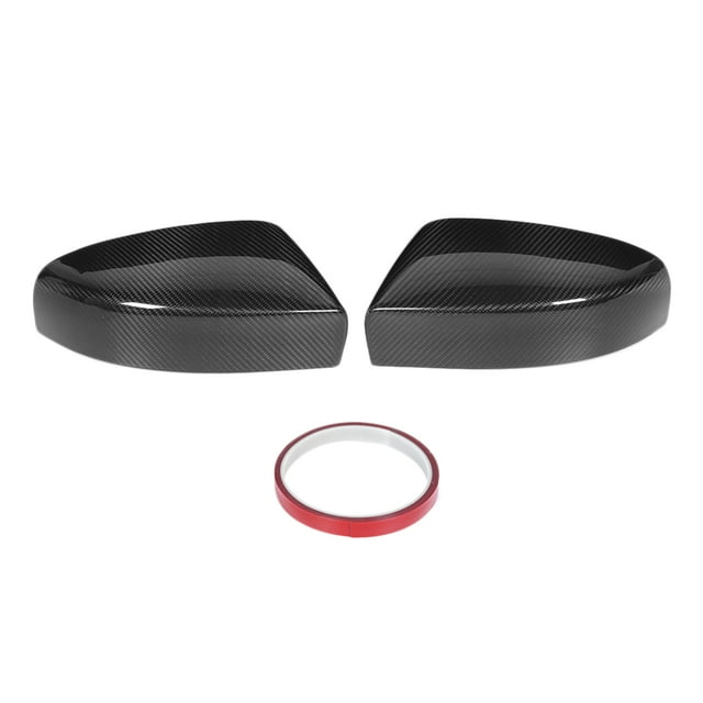 1 par de tapas de cubierta de espejo retrovisor lateral de fibra de carbono de repuesto para Maserati Quattroporte Ghibli 2017-2020 Jadeshay A