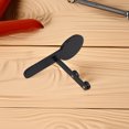 thumbnail image 1 of CRILSTYLEO 1 Pair Secure Attachment Pegboard Bracket Kit Black for Minimalist Desk Setup, 1 of 8
