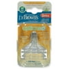 Dr. Brown's Baby 2-Pack Wide-Neck Bottle Nipples Level 2