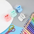 thumbnail image 3 of Compact Manual Pencil Sharpener, Durable with Sharp Metal Blades and Easy to Clean Transparent Shavings Receptacle, Suitable for School, Office, Home Use, 3 of 7