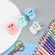 thumbnail image 3 of Sacapuntas, juego de 4 sacapuntas, sacapuntas de doble agujero, sacapuntas manual con recipiente, tapa de colores, sacapuntas para estudiantes, profesores, padres, adecuado para la escuela, la, 3 of 7