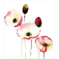 thumbnail image 3 of Poppy Flower Duvet Cover Set, Different Sized Poppys Revival Growing Widely Known Eternal Life Sign, Decorative 2 Piece Bedding Set with 1 Pillow Shams, Twin Size, Pink Red, by Ambesonne, 3 of 3