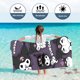 thumbnail image 1 of Kuromi-toallas de microfibra de secado rápido para niños y niñas, baño de Playa Grande, Sanrio, suave, agradable para la piel, ducha bonita, 1 of 7