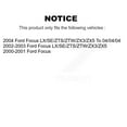 thumbnail image 2 of Transit Auto Front Disc Brake Rotors and Semi-Metallic Pads Kit for Car Ford Focus K8S-100121, 2 of 11