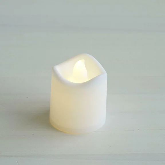 12 White Flameless Led Battery Operated Tealight Candle Lights Party Decorations