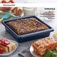 thumbnail image 6 of KitchenAid Aluminized Steel Nonstick 9-inch Square Cake Pan and Baking Dish, Ink Blue, 6 of 9