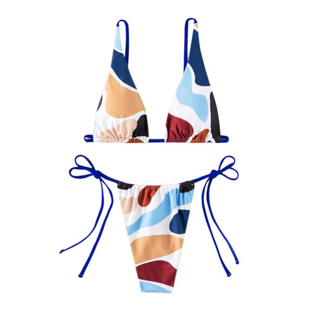 Gibobby Trajes de Baño para Mujer Traje de baño de dos piezas sexy para mujer de verano Traje de baño de playa sin espalda Bikini(A,CH)
