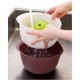 thumbnail image 2 of Durkslag och Köksdurkslag Set (Röd) - Sila Ris, Quinoa och Små Korn - Blötläggning, Tvättning och Dränering av Grönsaker och Frukter, 2 of 5