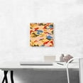 thumbnail image 2 of ARTCANVAS Red Brown Olive Green Pink Camo Camouflage Pattern Canvas Art Print - Size: 12" x 12" (1.50" Deep), 2 of 9