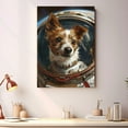 thumbnail image 4 of Portuguese Podengo Pequeno Dog Wall Decor - Space Wall Decor - Space Wall Art - Funny Dog Wall Art Poster - Cute Dog Home Decor - Dog Themed Gifts, 4 of 6