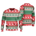 thumbnail image 5 of Suéter suelto con estampado 3D de Papá Noel, suéter navideño europeo y americano, suéter personalizado de comercio exterior, 5 of 5