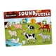 thumbnail image 3 of Juguete de madera con sonido para enseñar, divertido juguete de educación temprana, rompecabezas para niños pequeños de 2 a 3 años. animal, 3 of 9