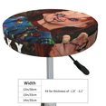 thumbnail image 4 of Cojines para taburete de bar de la novia de Chucky, fundas para taburete de bar redondas súper transpirables, cojín de asiento redondo con elástico, 12, 13, 14 pulgadas, 4 of 5