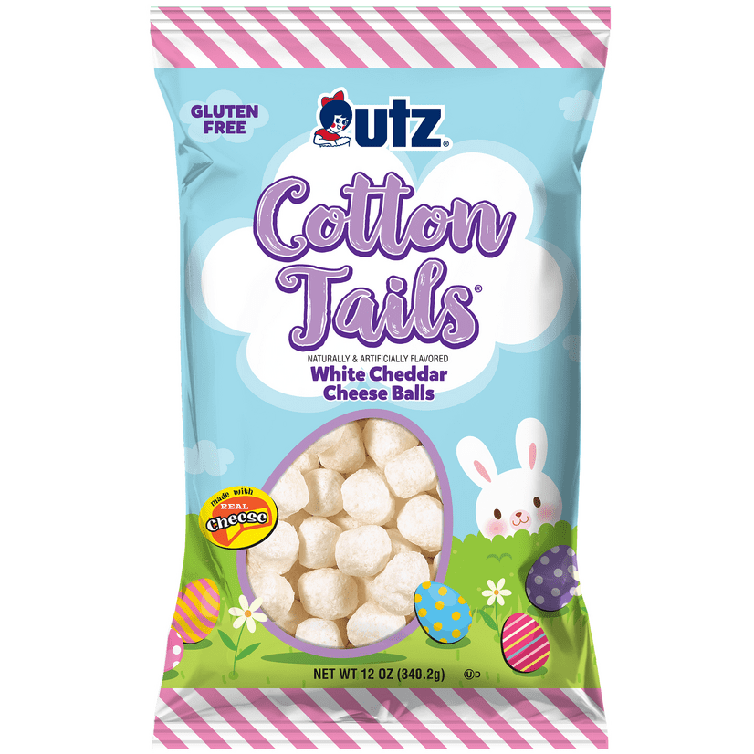 Utz Cotton Tails White Cheddar Cheeseballs 12 oz