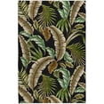 thumbnail image 2 of Addison Rugs Dream Shag Premium Machine Washable Transitional Leaves Midnight Rectangle Rug, 5' x 7'6", 2 of 8