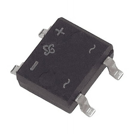 Pack of 10  DF06S/27  Bridge Rectifier Single Phase Standard 600V 1A Surface Mount DFS :RoHS, Cut Tape