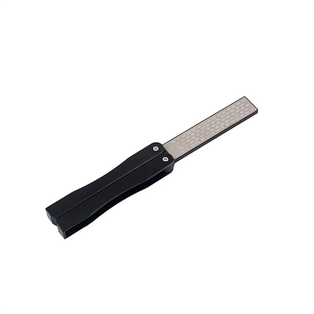 Greeniant Sacapuntas de bolsillo, piedra de afilar de doble plegado, piedra de afilar de fácil agarre, electrodomésticos profesionales para barbacoa, Accesorios para instrumentos musicales Greeniant OD023702-00