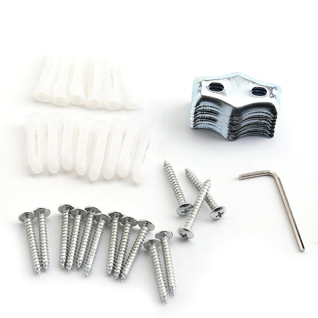 Accesorios de baño, juego de 6 piezas de accesorios de baño para montaje en pared, soporte para toalla y cepillo de dientes, elegante y moderno