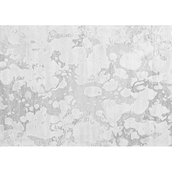 Ahgly Company Indoor Rectangle Abstract Gray Contemporary Area Rugs, 2' x 5'