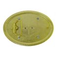 thumbnail image 2 of Texas Map Jumbo Gold Rhinestones Oval Finished Belt Buckle Large Big Limited Discontinued Product, 2 of 2